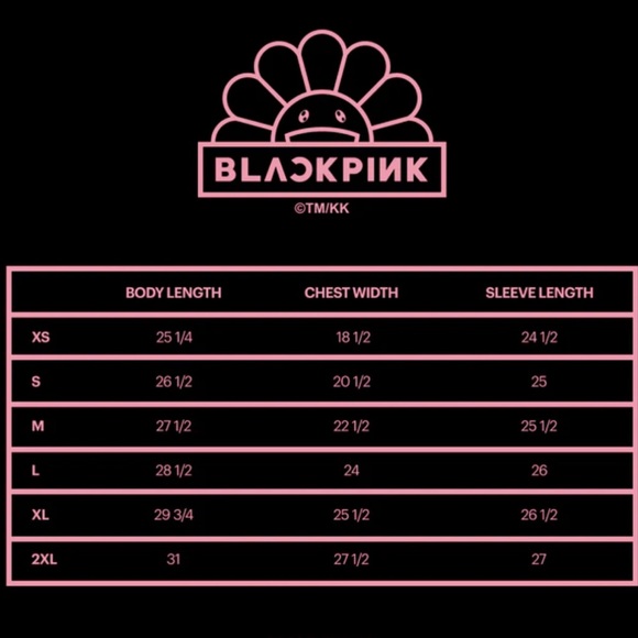 BLACKPINK + Takashi Murakami Pandakashi Hoodie (Black) size: S *2 size: L*1 - Picture 3 of 3